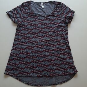 LuLaRoe Disney The Perfect Tee Minnie Mouse Pattern Short Sleeve T-Shirt Size XS